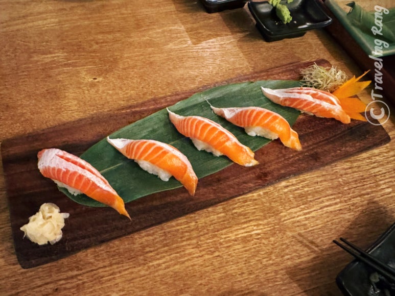 Shin Zushi Kepong salmon sushi