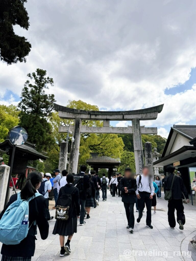 Dazaifu Tenmangu Fukuoka torii gate entrance
