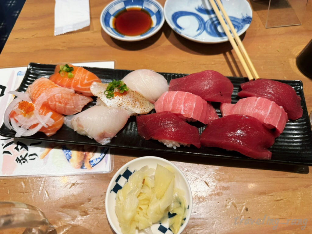 Sushi Sakaba Sashisu Hakata Station food 1