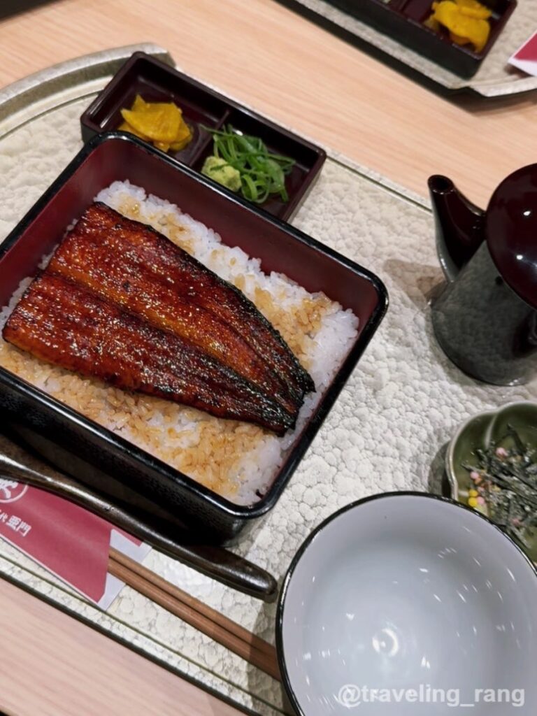 Unaju hitsumabushi set at Fukuoka unagi restaurant Edo Nadai Amon 2