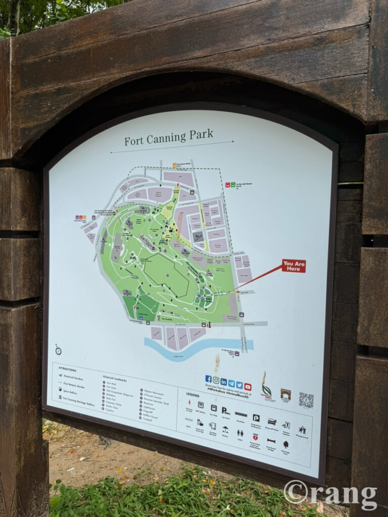 Fort Canning Park map