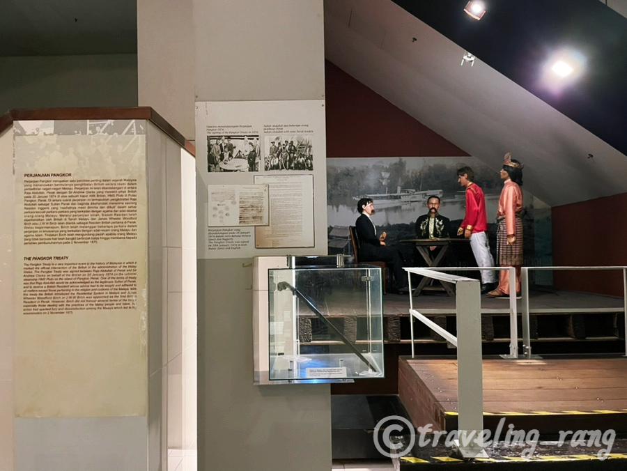 Pangkor Treaty exhibit in the Colonial Era gallery, National Museum Kuala Lumpur